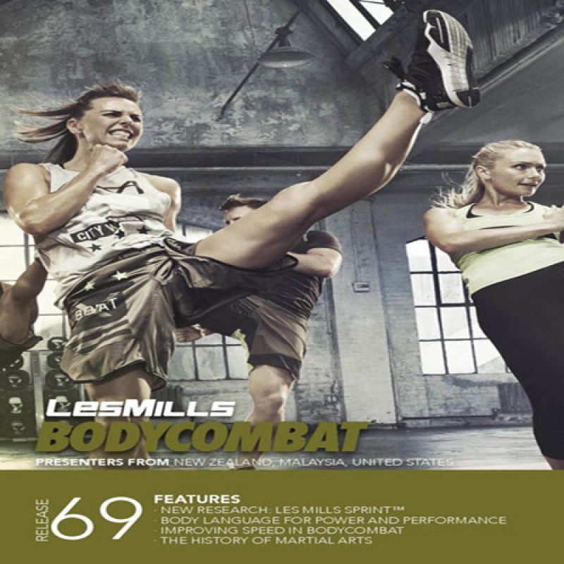 BODYCOMBAT 69 DVD, CD,& Choreo Notes BODY COMBAT 69